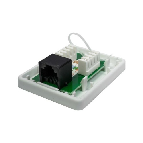 Розетка компьютерная 8P8C (RJ-45) UTP Cat5e 1 порт (DIY упак.) | код 10-0307-1 | SUPRLAN фото 3 Розетка компьютерная 8P8C (RJ-45) UTP Cat5e 1 порт (DIY упак.) | код 10-0307-1 | SUPRLAN фото 3