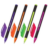 Ручка шариковая масляная BRAUBERG Extra Glide Soft Color, СИНЯЯ, узел 0,7 мм, линия письма 0,35 мм, 142928 | код 142928 | BRAUBERG
