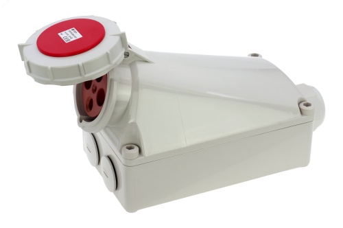 Розетка настенная 125A/400V/3P+E/IP67 | код CA139 | INPIN