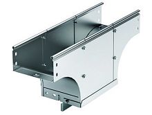 Ответвитель TDS T-образный вертикальный ун. осн.150 H50 в комплекте с крепежными элементами и соединительными пластинами, необходимы | код 37583KHDZ | DKC