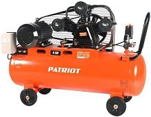 Компрессор поршневой Patriot PTR 100-670 масляный 670л/мин 100л 3000Вт оранжевый | код 1135294 | PATRIOT