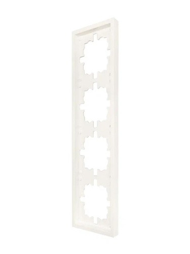 ZIMA Рамка 4-ая горизонтальная б/вст слоновая кость LEZARD | код 704-9000-149 | LEZARD ZIMA Рамка 4-ая горизонтальная б/вст слоновая кость LEZARD | код 704-9000-149 | LEZARD