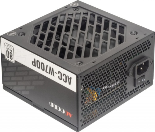 Блок питания Accord ATX 700W ACC-W700P 80 PLUS WHITE (20+4pin) 120mm fan 6xSATA RTL | код 2010774 | ACCORD