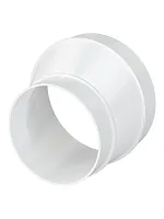 Соединитель пластиковый эксцентриковый для круглого воздуховода D80/100 | код 0810РЭП | ERA