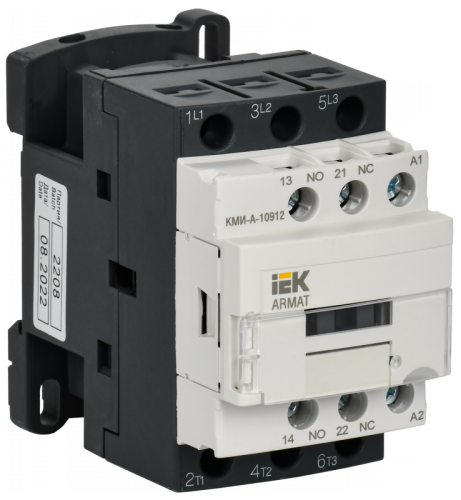 ARMAT Контактор КМИ-А-10912 LC1D 9А 36В/АС3 1НО/1НЗ IEK | код AR-ACC-11-009-036-11 | IEK