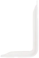 Уголок-кронштейн усиленный белый 140x200 мм (1,0 мм) | код 65961 | FIT