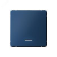 Выключатель 1-кл. ArtGallery (сх. 1а) 10AX с подсветкой механизм аквамарин | код GAL001113 | Systeme Electric