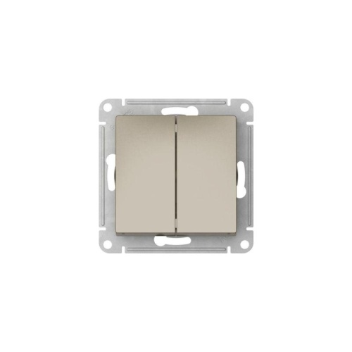 ATLASDESIGN 2-клавишный ПЕРЕКЛЮЧАТЕЛЬ, сх.6/2, 10АХ, быстрозажимные клеммы, ШАМПАНЬ | код ATN000565S | Systeme Electric фото 3 ATLASDESIGN 2-клавишный ПЕРЕКЛЮЧАТЕЛЬ, сх.6/2, 10АХ, быстрозажимные клеммы, ШАМПАНЬ | код ATN000565S | Systeme Electric фото 3