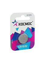Элемент питания литиевый CR CR1632 1хBL (блист.1шт) Космос KOCR16321BL