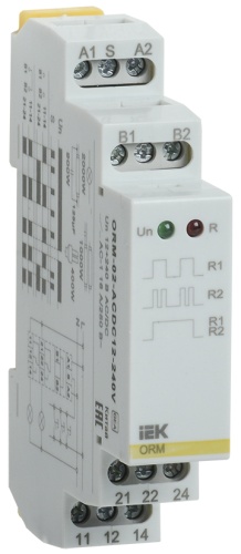 Реле импульсное ORM 2 контакта 12-240В AC/DC | код ORM-02-ACDC12-240V | IEK
