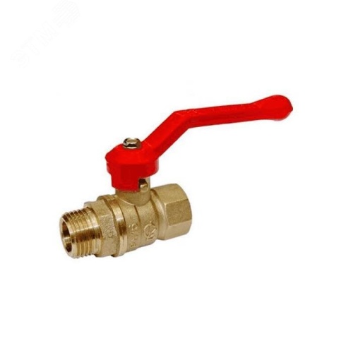 Кран шаровой Ду20 Ру16 ВН полнопроходной рычаг, латунный | код 103202 | Галлоп