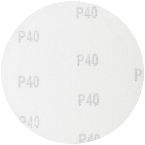 Круги шлифовальные сплошные (липучка), алюминий-оксидные, 125 мм, 5 шт Р 40 | код 39772 | FIT фото 2