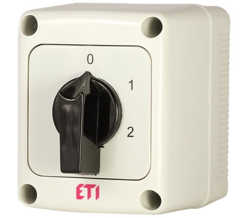 Переключатель CS 25 135 PN (3p_0-1-2корп./IP65_с/ч_25A) | код 004773213 | ETI