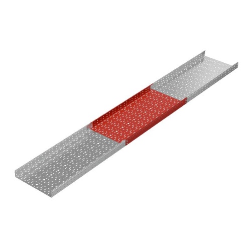 Лоток листовой перфорированный 500х80 L3000 сталь 1.2мм "СТАНДАРТ ПЛЮС" LPEplus80-500-1.2-3000 INOX304 КМ PL5163 фото 3