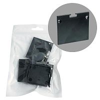 Заглушка черная без отверстия для профиля CAB268 LD237 (уп.4шт) FERON 52091