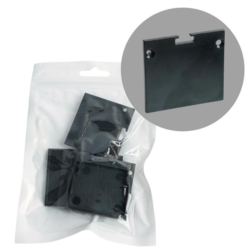 Заглушка черная без отверстия для профиля CAB268 LD237 (уп.4шт) FERON 52091