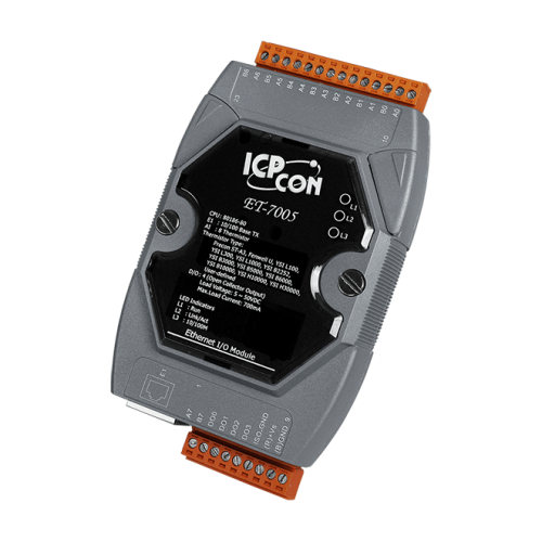 ET-7005 CR Ethernet I/O Module with 8-ch Thermistor Inputs, 4-ch DO (RoHS) | код 00-06024347 | ICP DAS
