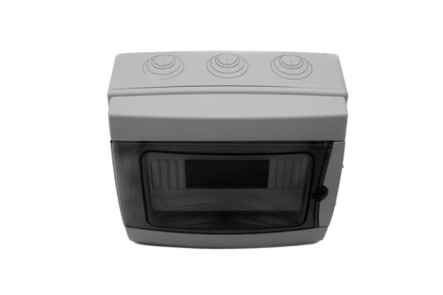 Корпус щита распределительного для модульного оборудования 8M IP67 навесной прозр. затемненная дверца Cetinkaya Pano CP3908 фото 4