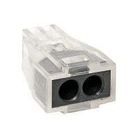 Клемма СМК 773-102 (с пастой), 2 отверстия, 1.0-2.5мм2 (уп.100шт.) | код. plc-smk-102 | EKF