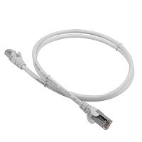 Патч-корд LANMASTER LSZH FTP кат.5e, 7.0 м, белый | код LAN-PC45/S5E-7.0-WH | LANMASTER