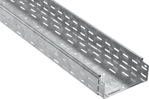 ESCA Лоток перфорированный 80х300х3000-1,2 HDZ | код CLP10-080-300-120-3-M-HDZ | IEK