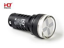 Лампа - индикатор разъединителя 230V AC/DC d22мм IP40 Красный/Зеленый HLT | код 085-06-401 | HLT