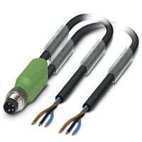 Кабель для датчика / исполнительного элемента SAC-3P-M8Y/2X10,0-PUR | код 1458651 | PHOENIX CONTACT