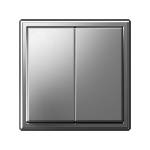 ARTGALLERY 2-клавишный ПЕРЕКЛЮЧАТЕЛЬ, 10АХ, механизм, быстрозажимные клеммы, СТАЛЬ | код GAL000965S | Systeme Electric фото 3