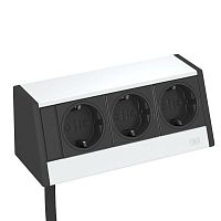 Укомплектованный настольный бокс DB (алюминий, серебристый) | код 6116939 | OBO Bettermann