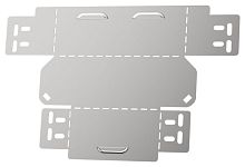 ESCA 3 Поворот 90град 80х80-0,6 IEK | код ES3-PG-90-080-080-06 | IEK