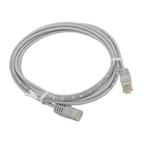 Патч-корд кат.5E UTP неэкранир. PVC 1Гбит/с 3м сер. TERACOM | код TRC-5EUTP-PVC-3M-GY | EKF фото 2