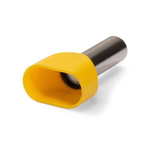 Наконечник штыревой втулочный изолированный НШВИ(2) 6.0-14 ЕВРО желт. КВТ 103249 фото 3