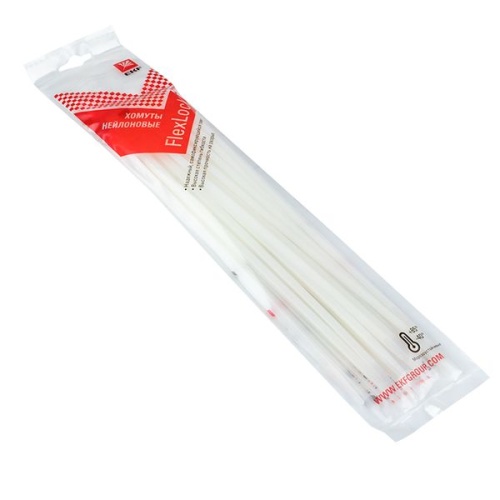 Хомут P6,6 стандартный (б), 4,8x250 (100шт) FlexLock PROxima | код plc-fl-ctsw-4.8x250 | EKF фото 2 Хомут P6,6 стандартный (б), 4,8x250 (100шт) FlexLock PROxima | код plc-fl-ctsw-4.8x250 | EKF фото 2