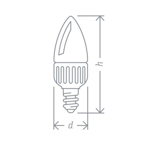 Лампа светодиодная 61 380 NLL-C37-7-230-4K-E14-FR-DIMM 7Вт свеча матовая 4000К нейтр. бел. E14 560лм 176-264В Navigator 61380 фото 3 Лампа светодиодная 61 380 NLL-C37-7-230-4K-E14-FR-DIMM 7Вт свеча матовая 4000К нейтр. бел. E14 560лм 176-264В Navigator 61380 фото 3