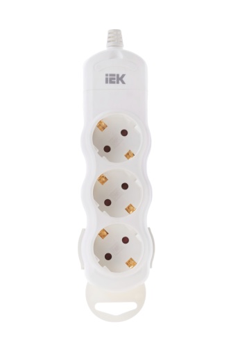 Колодка удлинителя 3-мест. с заземл. РПр03 | код WYP10-D-KP-16-03-ZS-K01 | IEK фото 3