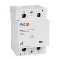 Контактор модульный OptiDin MK-100-8002-230AC | код 321227 | КЭАЗ