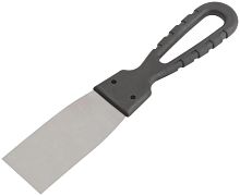 Шпатель, лезвие нержавеющая сталь, пластиковая ручка 40 мм | код 06561М | MOS