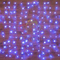 Гирлянда "Светодиодный Дождь" 2.5x2м свечение с динамикой 300LED син. 230В провод прозр. | код 235-053 | Neon-Night