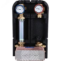 Группа насосная с теплообменником 28 пластин, без насоса в теплоизоляции | код SDG-0038-282501 | STOUT