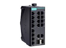Коммутатор EDS-2018-ML-2GTXSFP-T Unmanaged Gigabit Ethernet switch with 16 10/100BaseT(X) ports, 2 10/100/1000BaseT(X) or 100/1000BaseSFP ports, t: -40/75 C | код 00-06130004 | MOXA