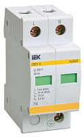 Ограничитель импульсных перенапряжений ОПС1-D 2Р In=5kA Un=230B Im=10kA | код. MOP20-2-D | IEK 
