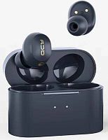 Гарнитура вкладыши QCY HT01 0.5м синий беспроводные bluetooth в ушной раковине | код 1493368 | QCY