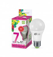 Лампа светодиодная LED-A60-standard 7Вт 230В Е27 6500К 630Лм ASD | код 4690612018997 | ASD