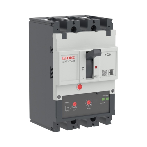 Авт. выкл. YON pro MNX250H 3P 250A 150kA при AC415V расц. TMM | код MNX250H3PTMM0250 | DKC