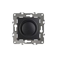 Светорегулятор поворотно-нажимной, 400ВА 230В, Эра12, антрацит,12-4101-05 | код Б0014739 | ЭРА