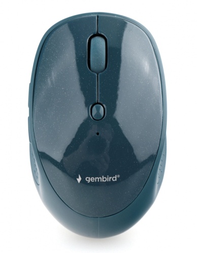 Мышь беспров. Gembird MUSW-550-1, 1600 DPI, 6кн,, 2.4ГГц + BT синяя | код MUSW-550-1 | Gembird