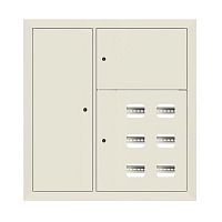 Щит этажный 6 кв. слаботочка слева RAL9002 (1000х950х150) EKF PROxima | код mb29-v-6z-ral9002 | EKF