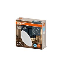 Светильник светодиодный Downlight DL 865 9Вт 6500К IP20 630лм ДВО даунлайт кругл. встраиваем. бел. OSRAM 4607194235384