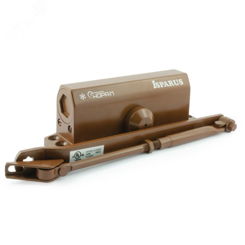 Доводчик дверной морозостойкий | код 440 ISPARUS коричневый | НОРА-М