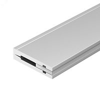 Профиль с экраном ARH-NANOLINE-5-2000 ANOD (ARL, Алюминий) | код 23911 | Arlight